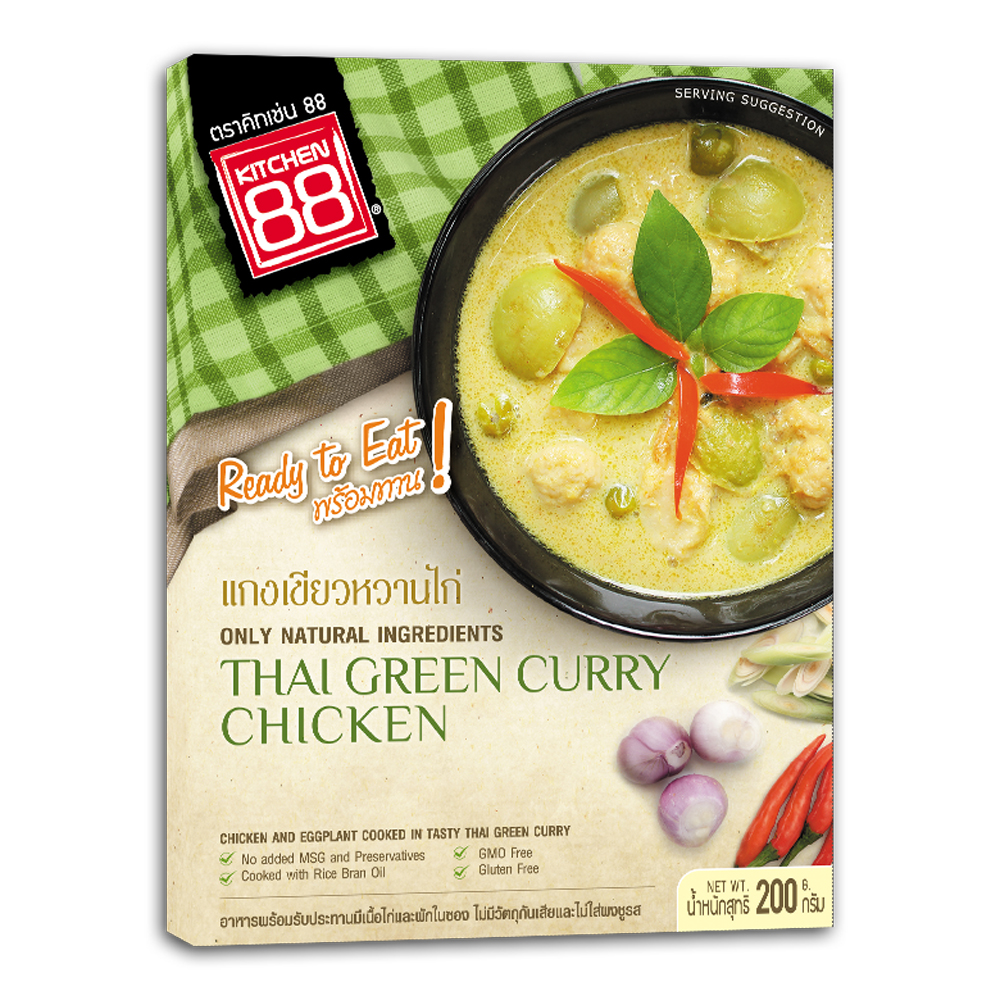 Kitchen 88 泰式綠咖哩雞即食包