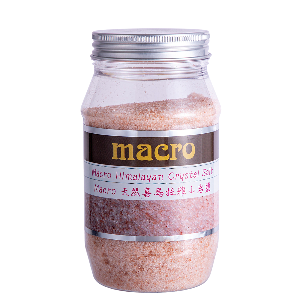 macro 天然喜馬拉雅山岩鹽